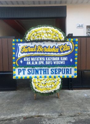 Papan Bunga Duka di Cakranegara Selatan